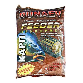 ПРИКОРМКА FEEDER КАРП 900 гр. DUNAEV (карась, карп, сазан)