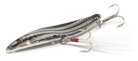 БЛЕСНА колеб. 8.3гр. 60мм Needle Black Striper "Fish Image"