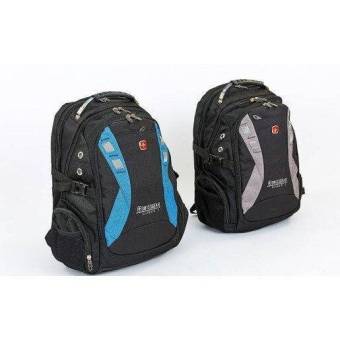 Рюкзак 35L 9371# USB BLACK-GRAY