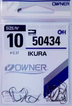 Крючки Owner 10/50434 0.37 IKURA