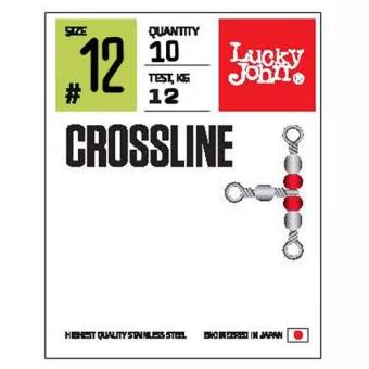 ВЕРТЛЮГИ ТРЕХСТОР. С БУСИН. CROSSLINE  012 10ШТ "Lucky John" PRO SERIES