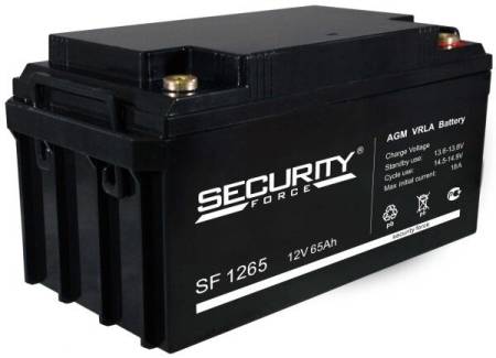 АККУМУЛЯТОР Security Force 1265 (12V65Ah)