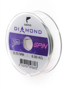 ЛЕСКА DIAMOND монофильная 150m, 0.25mm, 6.00kg, "Salmo"