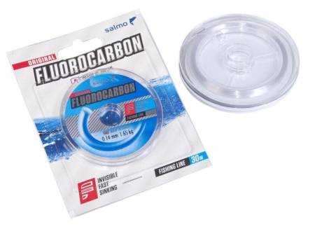 ЛЕСКА FLUOROCARBON монофильная 30m, 0.14mm, 1.65kg "Salmo"