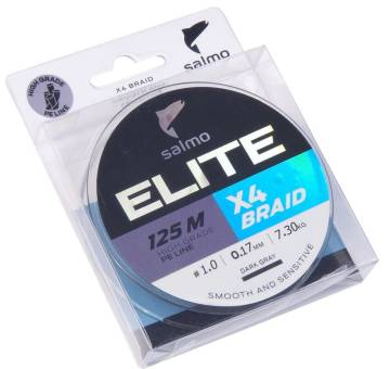 ЛЕСКА SNIPER BP ALL-R BRAID Х4 плетёная 125m, 0.17mm, 7.30kg "Salmo"