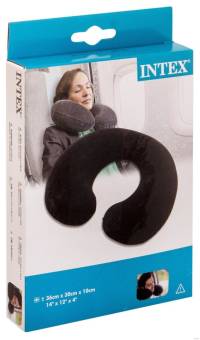 Подушка надувная под шею INTEX 36х30х10 см