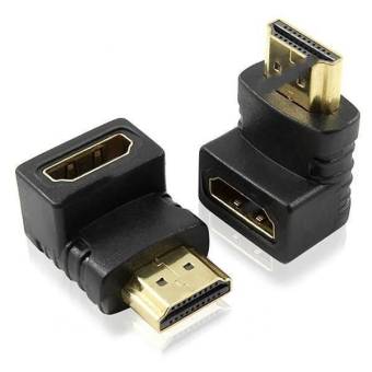 Видео переходник гнездо HDMI - штекер HDMI угловой Орбита SH-160