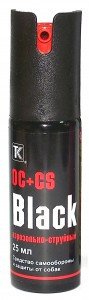 Аэрозоль Black x2 OC+CS 25мл