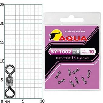 ВЕРТЛЮГИ 14кг 8шт №10 SY-1002 "Aqua"