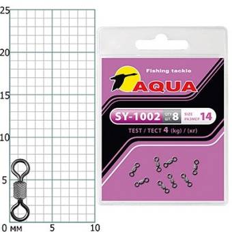 ВЕРТЛЮГИ 4кг 8шт №14 SY-1002 "Aqua"