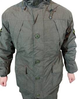 КОСТЮМ зимний "Бархатная олива" флис 48-50 р.