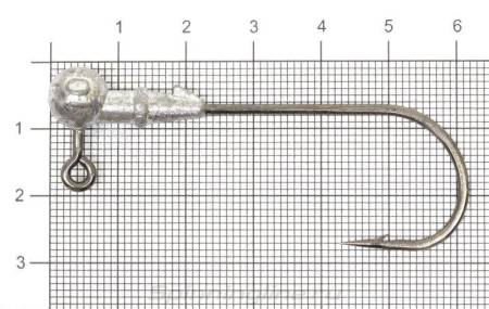 ДЖИГ-ГОЛОВКА 10гр. Round Jig 90 №6/0 "Hitfish"