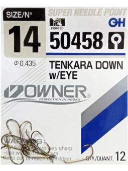 КРЮЧКИ 14/50458 0.435 Tenkara Down w/EYE "Owner"