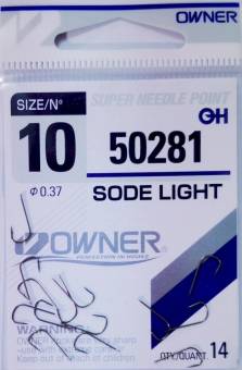 Крючки Owner 10/50281 0.37 Sode Light