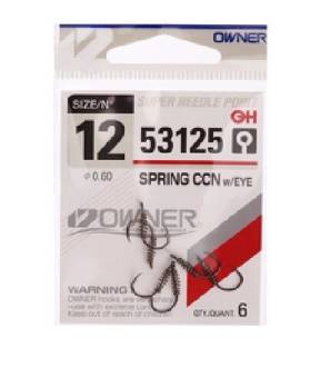 КРЮЧКИ "Owner" 12/53125 0.60 Spring Chihu w/EYE