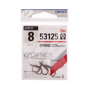 КРЮЧКИ "Owner" 8/53125 0.72 Spring Chihu w/EYE