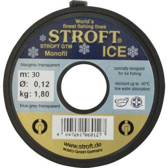 ЛЕСКА gtm ice 0,12мм 1.80кг 30м "STROFT"