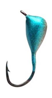 МОРМЫШКА 0,27г. вольф. Капля с ушком d2.5, 046 "Aqua"
