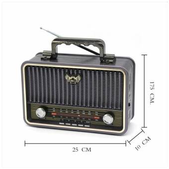 РАДИОПРИЕМНИК md-1908bt usb, microSD, aux "Kemai"