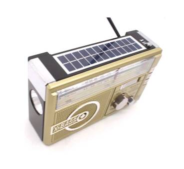РАДИОПРИЕМНИК xb-108bt-s USB/SD/microSD/FM/фонарик, красный "WAXIBA"