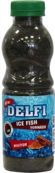 ПРИКОРМКА зимняя "Delfi ice fish tornado" (лещ-плотва; корица-какао, чёрная, 500 мл)