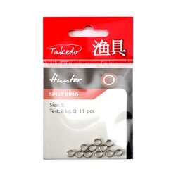 Кольцо заводное диаметр 5 мм TAKEDO Hunter TKDH600805N (11шт)