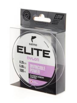 ЛЕСКА ELITE FLUORO COATED монофильная 100m, 0.25mm, 5.85kg, Salmo"