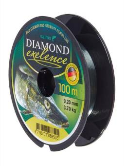 ЛЕСКА DIAMOND монофильная 100m, 0.20mm, 3.70kg. Salmo"
