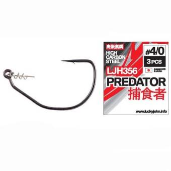 КРЮЧКИ офсетные PREDATOR #4/0 3шт. LJH356 Lucky John"