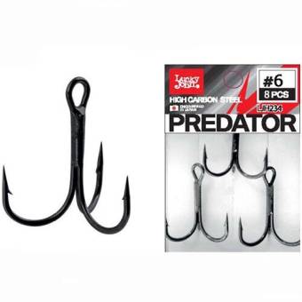 КРЮЧКИ-ТРОЙНИКИ #6" 8шт PREDATOR LJH234 "Lucky John"