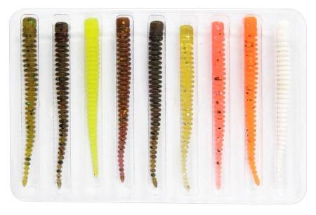 СЛАГИ 2"(5.08) PRO SERIES 9 шт. KING LEECH MIX1 "Lucky John"