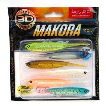 ВИБРОХВОСТЫ 4"(10.00)/MIX1 MAKORA SPLIT TAIL "Lucky John"