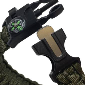 БРАСЛЕТ из паракорда GREEN