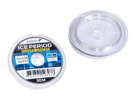ЛЕСКА ICE PERIOD монофильная зимняя  30m, 0.08mm, 0.61kg "Salmo"