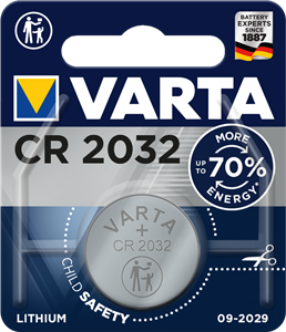 БАТАРЕЙКА дисковая литиевая CR2032 3V "VARTA"