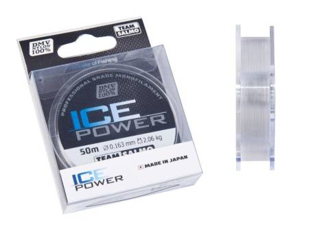 ЛЕСКА "ICE POWER" 50m, 0.163mm, 2.06kg "Salmo"