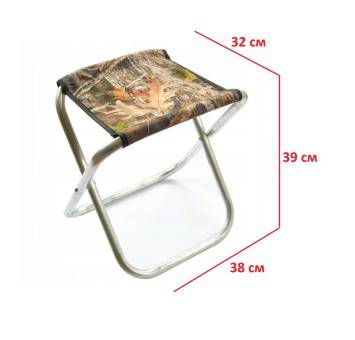 Стул складной алюминий 39*38*32 см d22