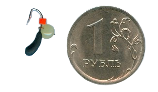 МОРМЫШКА вольф уралка кошачий глаз (d 2,5 мм, 0,4гр)