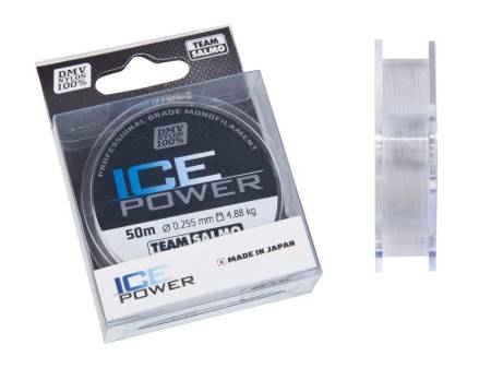 ЛЕСКА "ICE POWER" 50m, 0.255mm, 4.88kg "Salmo"